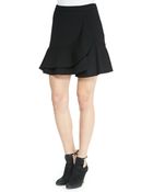 BCBGMAXAZRIA Kimberly Ruffled A-Line Skirt - Lyst