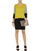 Mason by Michelle Mason Color-Block Wool And Cashmere-Blend Sweater - Lyst