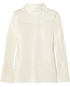 Maiyet Silk-Crepe Top - Lyst