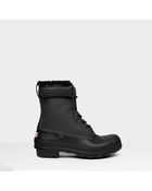 Hunter Original Shearling Lace-Up Boots - Lyst