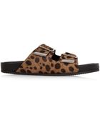 Givenchy Swiss Leopard-Print Calf Hair Sandals - Lyst