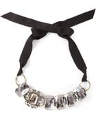 Lanvin Ribbon Necklace - Lyst