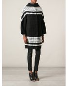 Tsumori Chisato Oversized Patterned Coat - Lyst