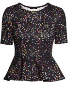 H&M Peplum Top - Lyst
