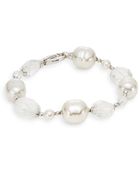 Majorica 12Mm-14Mm Baroque & Round Pearl & Sterling Silver Bracelet - Lyst