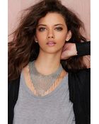 Nasty Gal Chain Attraction Collar Necklace - Lyst