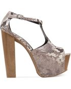 Jessica Simpson Dany T-Strap Platform Sandals - Lyst