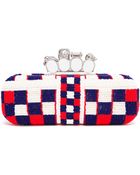 Alexander McQueen Knuckle Duster Beaded Box Clutch - Lyst