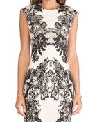 McQ by Alexander McQueen Cap Sleeve Dress - Lyst