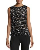 Max Studio Polka-Dot Rosette-Detailed Blouse - Lyst