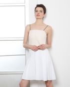 Rag & Bone Paige Pleated Aline Combo Dress - Lyst