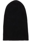 Autumn Cashmere Ribbed Bag Hat - Lyst