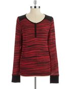 Jones New York Spacedyed Pullover - Lyst