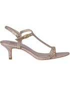 Pelle Moda Fact Sandal Platinum Gold Leather - Lyst