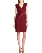 Marc Jacobs Mercedes Wool Ruched Zip Sheath Dress - Lyst