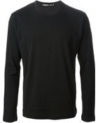 Issey Miyake Crew Neck Pullover - Lyst