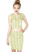 Nasty Gal I Madeline Wild Daisies Crop Top - Lyst