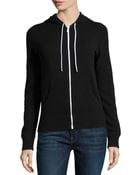 Michael Kors Knit Hooded Zip Sweatshirt - Lyst