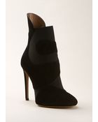 Azzedine Alaïa Black Suede Ankle Boots - Lyst
