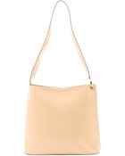 Ferragamo Beige Shoulder Bag - Lyst