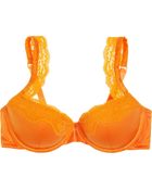 Stella McCartney Clara Whispering Stretch-Silk Balconette Bra - Lyst
