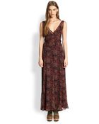 Polo Ralph Lauren Silk Floral-Print Dress - Lyst