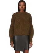 Isabel Marant Marled Knit Sweater - Lyst
