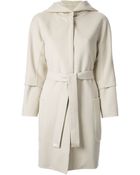 Max Mara Hooded Coat - Lyst