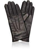 Nina Ricci Laceddetail Leather Gloves - Lyst