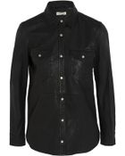 Etoile Isabel Marant Brent Leather Shirt - Lyst