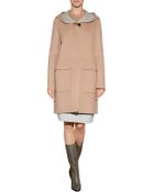 Jil Sander Fleece Wool Sydney Coat - Lyst