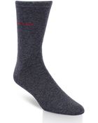 Calvin Klein Pin Dot Crew Socks - Lyst