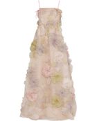 Valentino Appliquã©D Silk-Organza Gown - Lyst