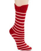 Kate Spade New York Bow Cuff Trouser Socks - Lyst