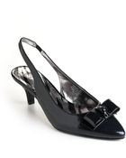 Anne Klein Rexana Leather Sling-Back Pumps - Lyst