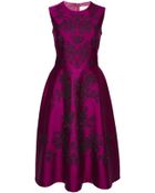 Lela Rose Stitch Embroidery Dress - Lyst