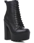 Steve Madden Globaal Platform Ankle Boots - Lyst