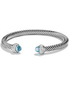 David Yurman Cable Classics Bracelet With Diamonds, 5Mm - Lyst