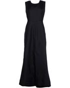 Jil Sander Long Dress - Lyst