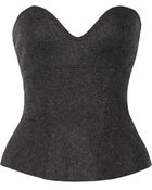 Isabel Marant Finless Strapless Wool Top - Lyst
