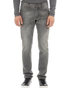 Dolce & Gabbana Distressed Slim-Fit Jeans - Lyst