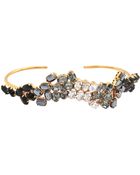 Joanna Laura Constantine Crystals Hand Bracelet - Lyst