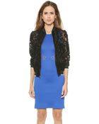 Clover Canyon Embroidered Bomber Jacket - Black - Lyst