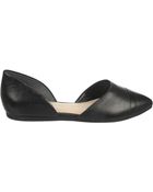 Franco Sarto Hawk Leather D'Orsay Flats - Lyst