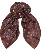 Etoile Isabel Marant Andy Floral-Print Silk Scarf - Lyst