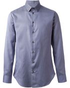 Giorgio Armani Striped Shirt - Lyst
