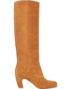 Maison Martin Margiela Suede Knee Boots - Lyst