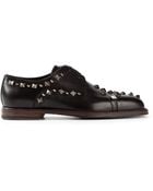 Dolce & Gabbana Studded Derby Shoes - Lyst