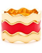 Gorjana & Griffin Zig Zag Enamel Triple Ring Set - Lyst