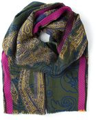 Etro Printed Scarf - Lyst